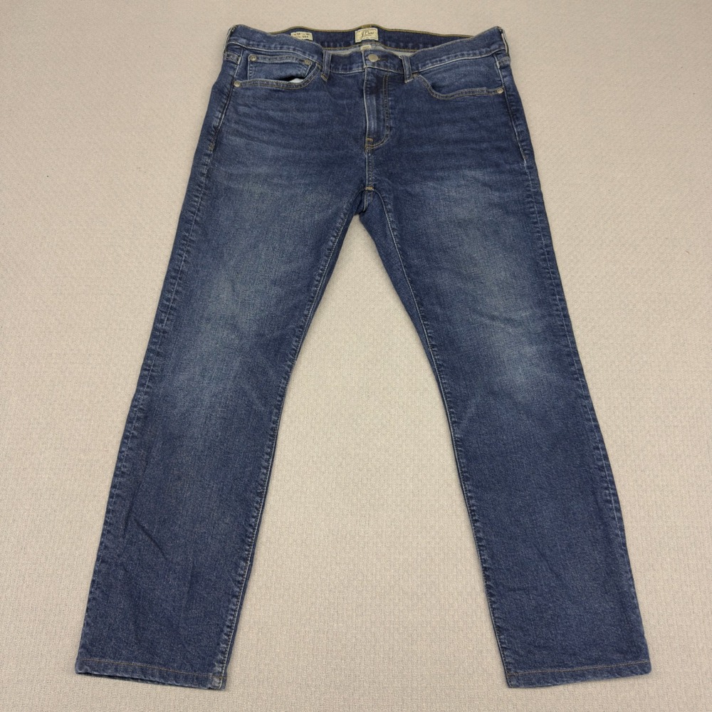 J Crew Jeans Mens 34x30 Blue Denim 484 Slim Fit Stretch Casual